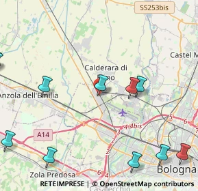 Mappa Via A. Marzocchi, 40012 Calderara di Reno BO, Italia (6.01455)