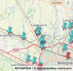 Mappa Via A. Marzocchi, 40012 Calderara di Reno BO, Italia (5.6565)