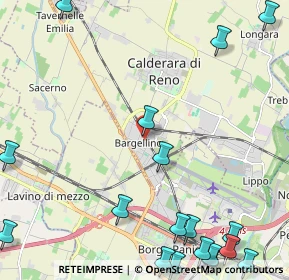 Mappa Via A. Marzocchi, 40012 Calderara di Reno BO, Italia (3.51211)