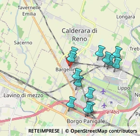 Mappa Via A. Marzocchi, 40012 Calderara di Reno BO, Italia (1.82692)