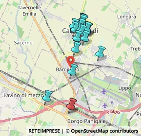 Mappa Via A. Marzocchi, 40012 Calderara di Reno BO, Italia (1.841)