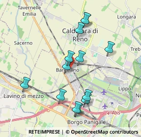 Mappa Via A. Marzocchi, 40012 Calderara di Reno BO, Italia (1.9)