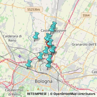 Mappa Via delle Fonti, 40128 Bologna BO, Italia (2.29462)