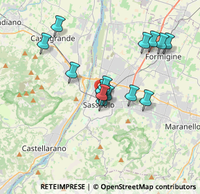 Mappa Viale Sandro Botticelli, 41049 Sassuolo MO, Italia (3.02333)