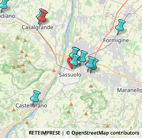 Mappa Viale Sandro Botticelli, 41049 Sassuolo MO, Italia (4.15417)