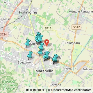 Mappa Via Viazza di Sopra, 41043 Formigine MO, Italia (1.35333)