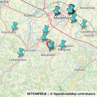 Mappa Via Viazza di Sopra, 41043 Formigine MO, Italia (10.7025)