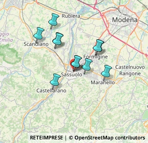 Mappa Viale G. Leopardi, 41049 Sassuolo MO, Italia (5.40545)