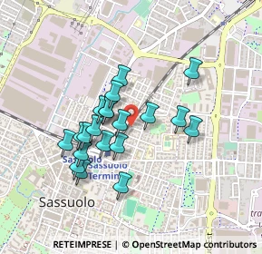 Mappa Viale G. Leopardi, 41049 Sassuolo MO, Italia (0.367)
