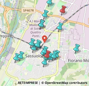 Mappa Viale G. Leopardi, 41049 Sassuolo MO, Italia (0.928)