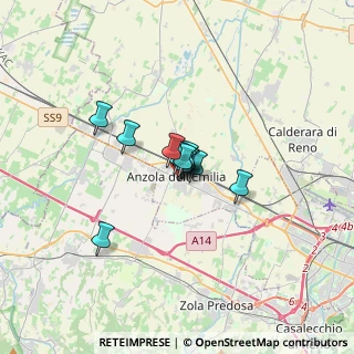 Mappa Via Fratelli Ferrari, 40011 Anzola dell'Emilia BO, Italia (1.56)
