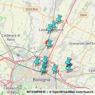 Mappa Via Jack London, 40128 Bologna BO, Italia (4.10462)