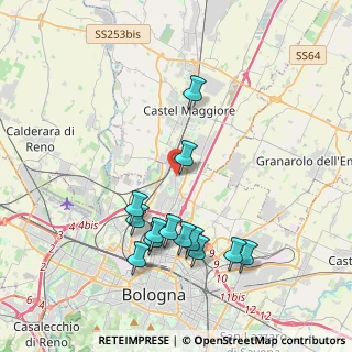 Mappa Via Jack London, 40128 Bologna BO, Italia (4.00154)