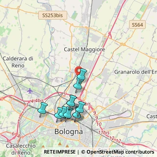 Mappa Via Jack London, 40128 Bologna BO, Italia (4.15182)