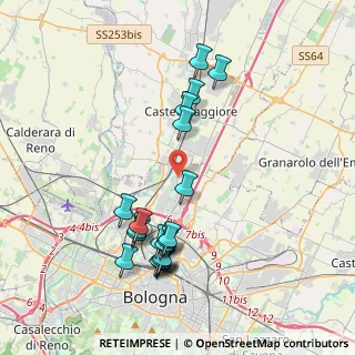 Mappa Via Jack London, 40128 Bologna BO, Italia (4.0715)