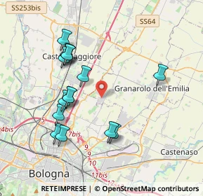 Mappa Via Minghetti, 40057 Cadriano BO, Italia (3.81133)