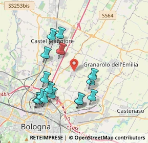 Mappa Via Minghetti, 40057 Cadriano BO, Italia (3.95125)