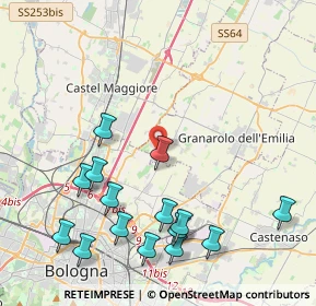 Mappa Via Minghetti, 40057 Cadriano BO, Italia (4.904)