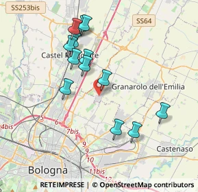 Mappa Via Minghetti, 40057 Cadriano BO, Italia (3.63538)