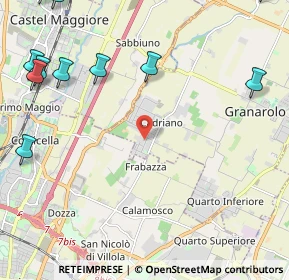 Mappa Via Minghetti, 40057 Cadriano BO, Italia (3.34818)