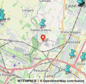 Mappa Via Francesco Zanardi, 40013 Bologna BO, Italia (4.14071)