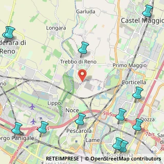 Mappa Via Francesco Zanardi, 40013 Bologna BO, Italia (3.71667)