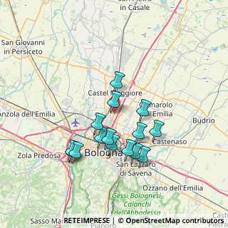 Mappa Via William Shakespeare, 40128 Bologna BO, Italia (6.592)