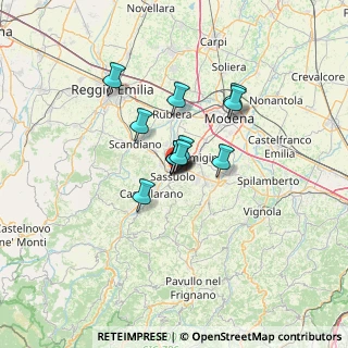 Mappa 41049 Sassuolo MO, Italia (7.90167)