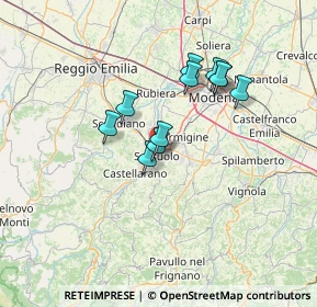 Mappa 41049 Sassuolo MO, Italia (10.96455)