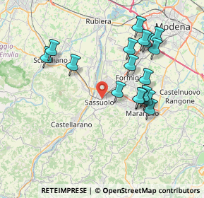 Mappa 41049 Sassuolo MO, Italia (7.55353)