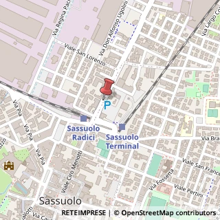 Mappa Via Radici in Piano,  27, 41049 Sassuolo, Modena (Emilia Romagna)