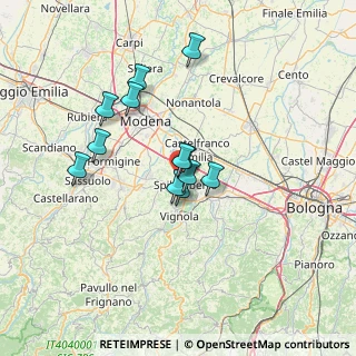 Mappa Via dei Fabbri, 41057 Spilamberto MO, Italia (10.99667)