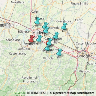 Mappa Via dei Fabbri, 41057 Spilamberto MO, Italia (10.08182)