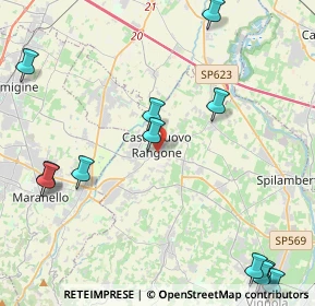 Mappa Via M. Allegretti, 41051 Castelnuovo Rangone MO, Italia (5.86083)