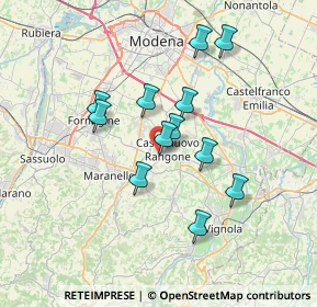 Mappa Via Rio dei Gamberi, 41051 Castelnuovo Rangone MO, Italia (5.9925)