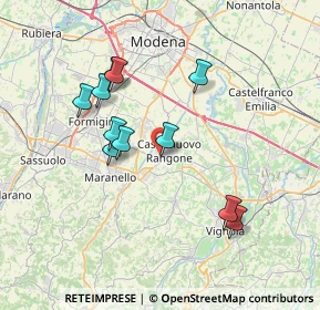 Mappa Via Rio dei Gamberi, 41051 Castelnuovo Rangone MO, Italia (6.77273)
