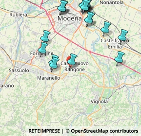 Mappa Via Rio dei Gamberi, 41051 Castelnuovo Rangone MO, Italia (10.0505)