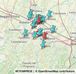 Mappa Via Rio dei Gamberi, 41051 Castelnuovo Rangone MO, Italia (9.993)