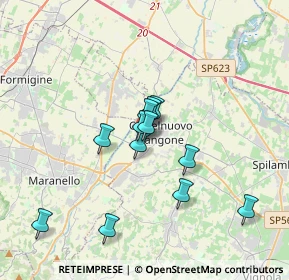 Mappa Via Rio dei Gamberi, 41051 Castelnuovo Rangone MO, Italia (2.90333)