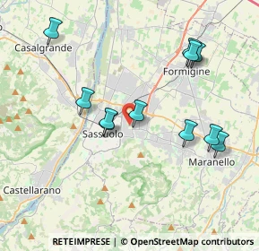 Mappa Via Braida, 41042 Fiorano modenese MO, Italia (3.90182)