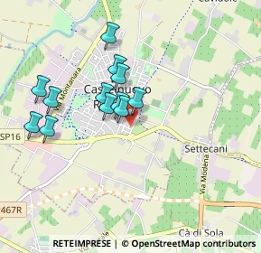 Mappa Via Andrea Costa, 41051 Castelnuovo Rangone MO, Italia (0.79917)