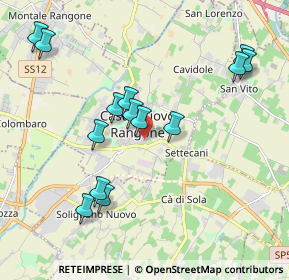 Mappa Via Andrea Costa, 41051 Castelnuovo Rangone MO, Italia (2.05357)