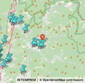 Mappa Via Vaccarezza, 16010 Valbrevenna GE, Italia (6.4965)