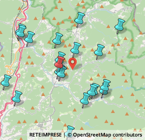Mappa Via Vaccarezza, 16010 Valbrevenna GE, Italia (4.3975)