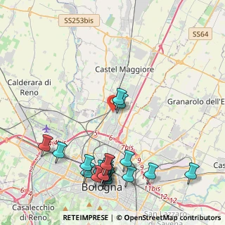 Mappa Via dell'Arcoveggio, 40128 Bologna BO, Italia (5.2615)