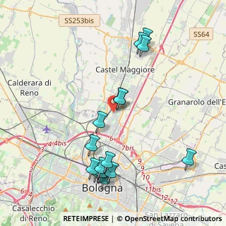 Mappa Via dell'Arcoveggio, 40128 Bologna BO, Italia (4.5325)