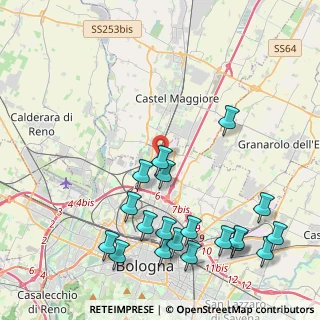 Mappa Via dell'Arcoveggio, 40128 Bologna BO, Italia (5.22474)