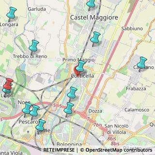 Mappa Via dell'Arcoveggio, 40128 Bologna BO, Italia (3.08)