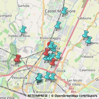 Mappa Via dell'Arcoveggio, 40128 Bologna BO, Italia (2.195)