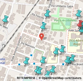 Mappa Viale A. Manzoni, 41049 Sassuolo MO, Italia (0.196)